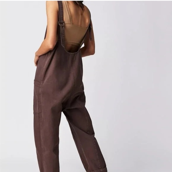 Free people high roller jumpsuit overalls - Picture 3 of 5